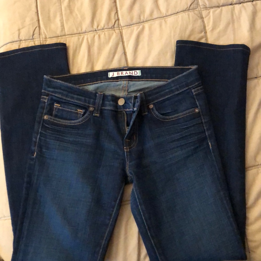 Dark blue jeans